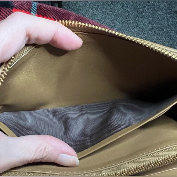 BOTTEGA VENETA Intrecciato Brown Pink Leather Round Zip wallet - Picture 8 of 14